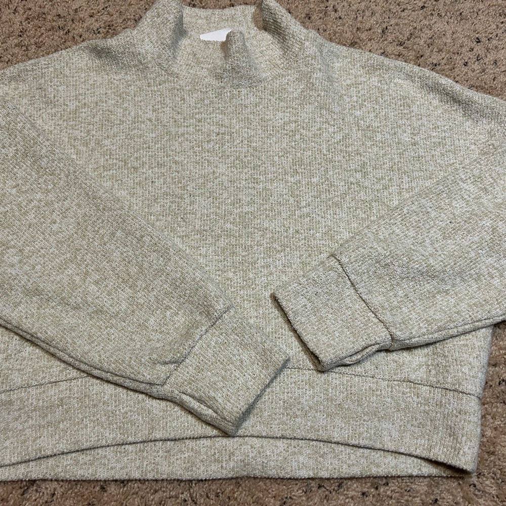 Aerie Beige Textured Sweater